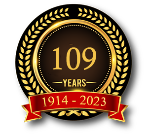 Badge of 109 years | 1914 - 2023